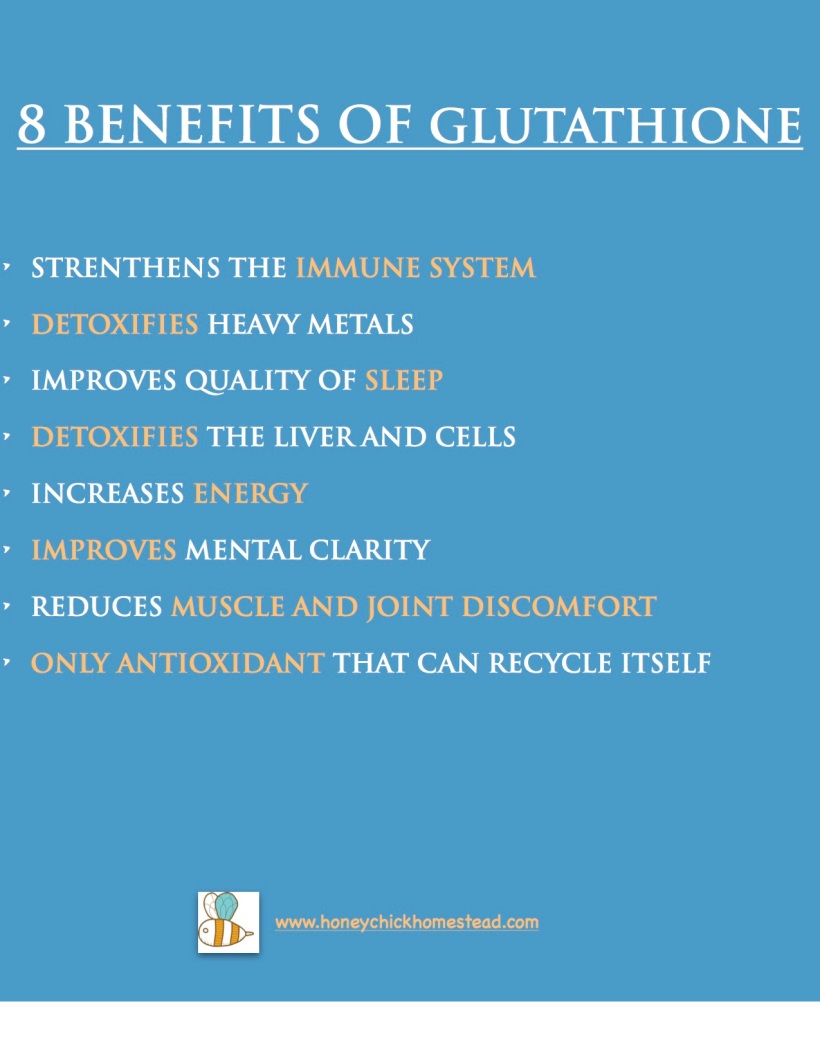 8 Benefits of glutathione